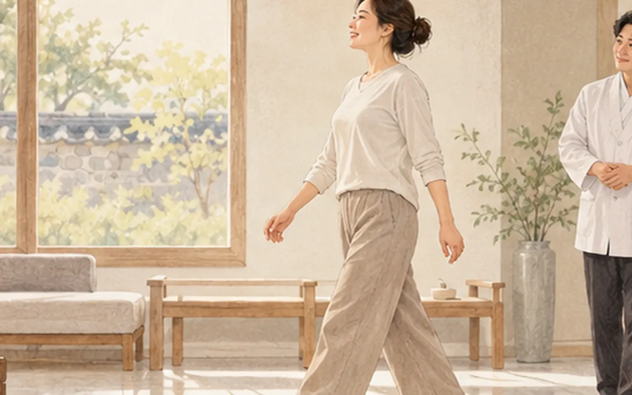 치료를 먼저 정하지 않습니다. 사람과 몸의 상태를 먼저 이해합니다. 관련 부위와 진료 내용을 보여주는 설명용 이미지